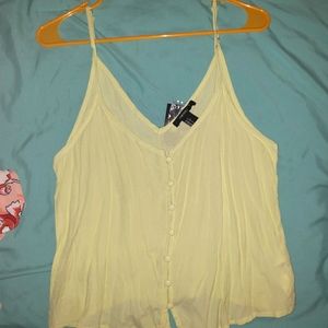 Forever 21 Blouse, Lime, Size S